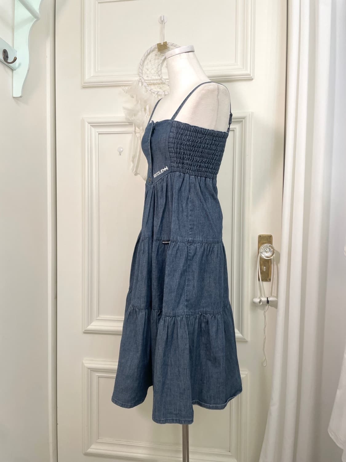 denim lovely cute midi opc 상품이미지2
