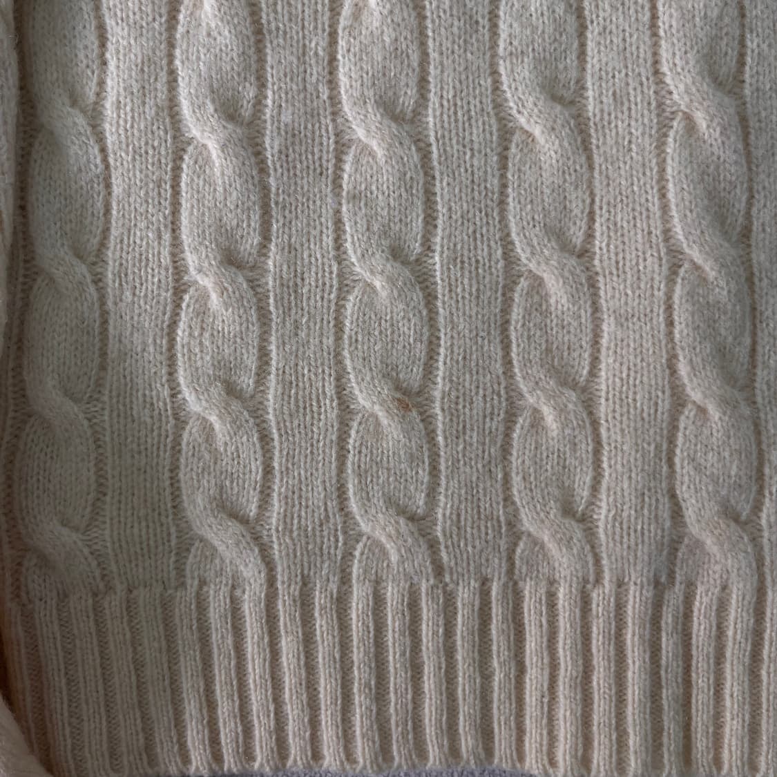 W 90 폴로랄프로렌 램스울 꽈배기 니트 상품이미지7