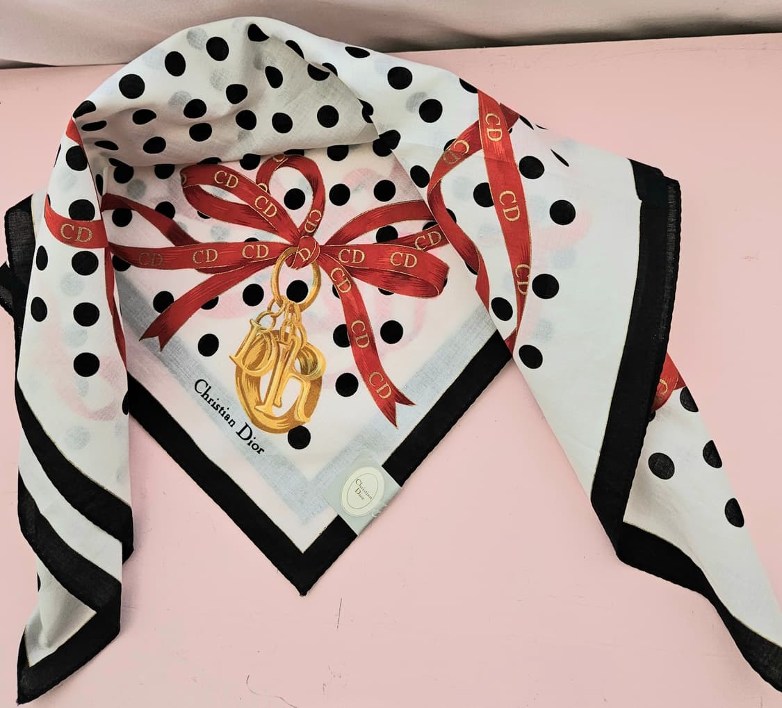 크리스챤 디올 도트 손수건 상품이미지5