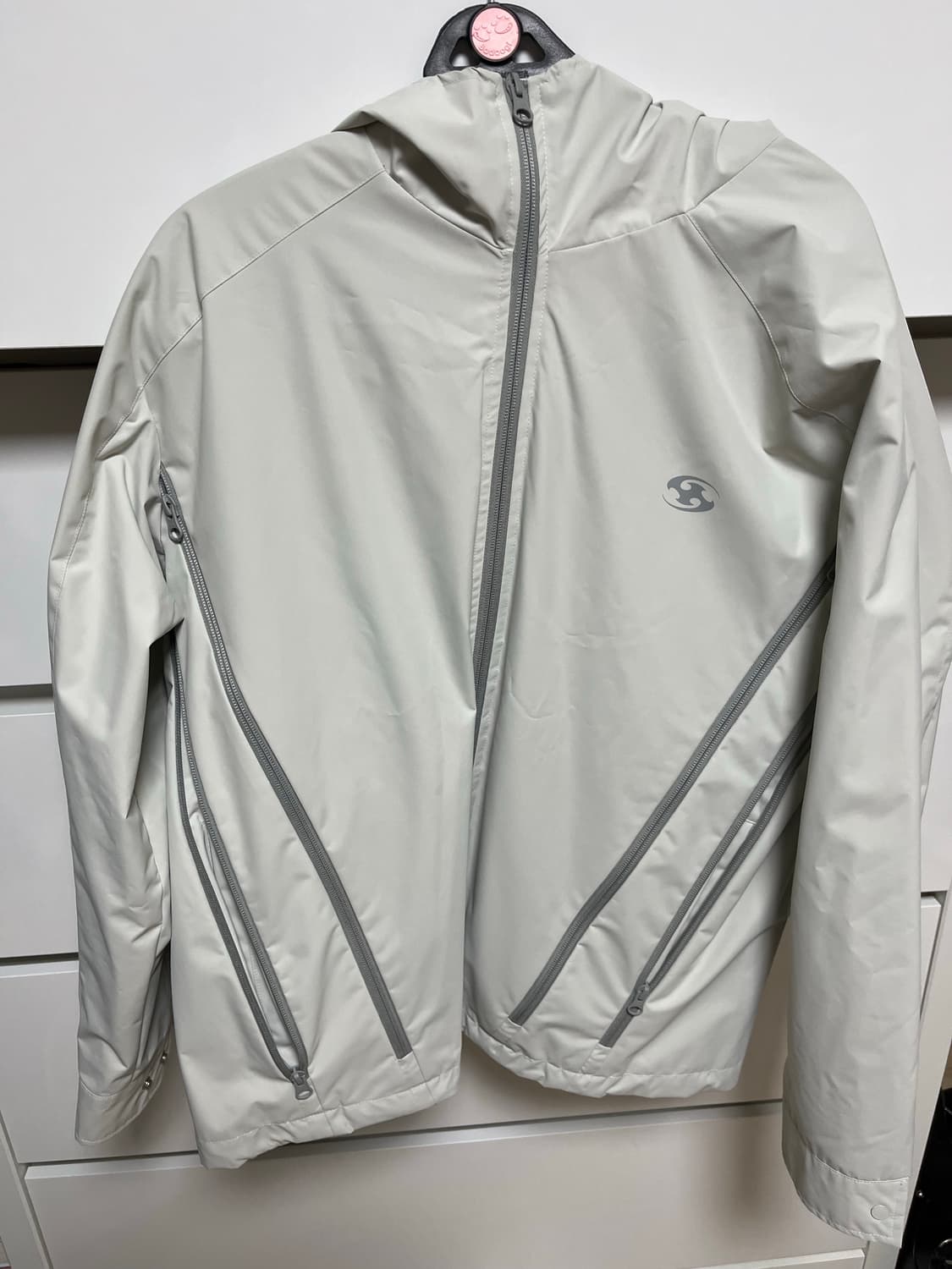 산산기어 지퍼자켓 오프화이트 상품이미지2