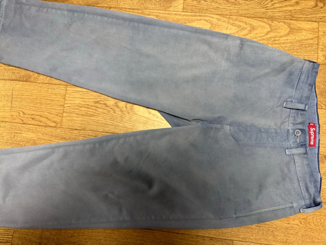 [30]슈프림 23fw 치노팬츠 워시드 네이비 Supreme 상품이미지1