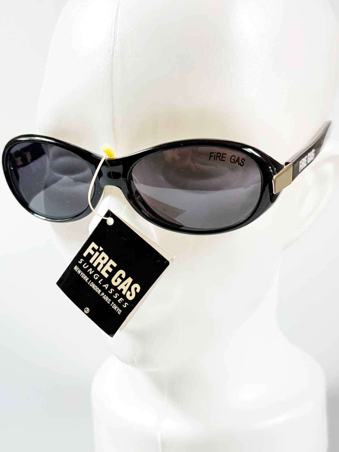 90s FIRE GAS 블랙 오벌 프레임 빈티지 선글라스 상품이미지8