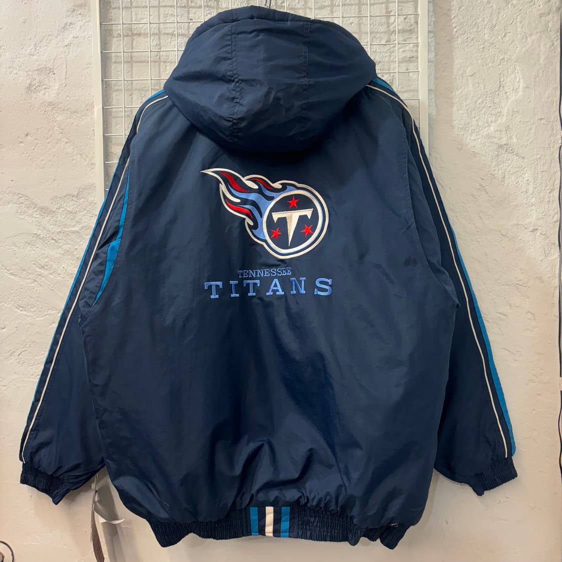 NFL X 스타터 90s 올드스쿨 테네시 타이탄스 패딩 자켓 XL 상품이미지2