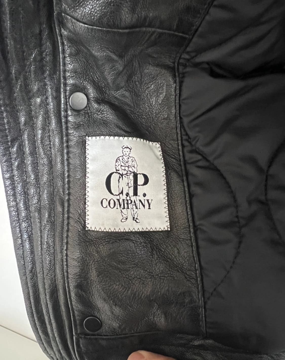 Cp컴퍼니 가죽 코트 L 상품이미지5