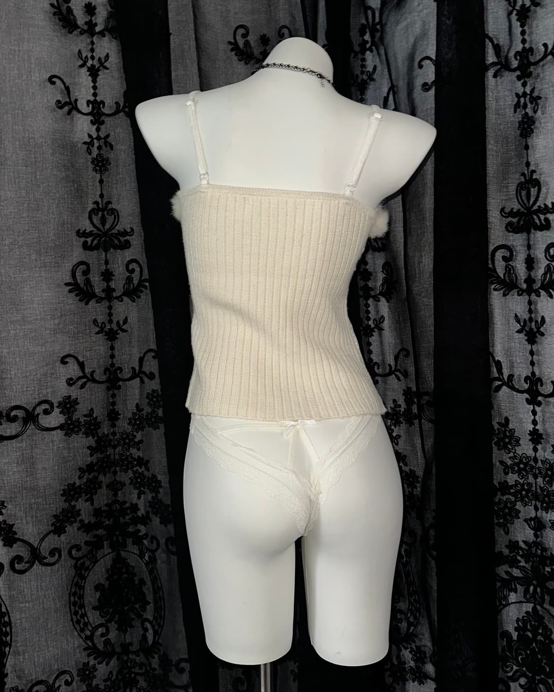 WH suede fairy slip 상품이미지3