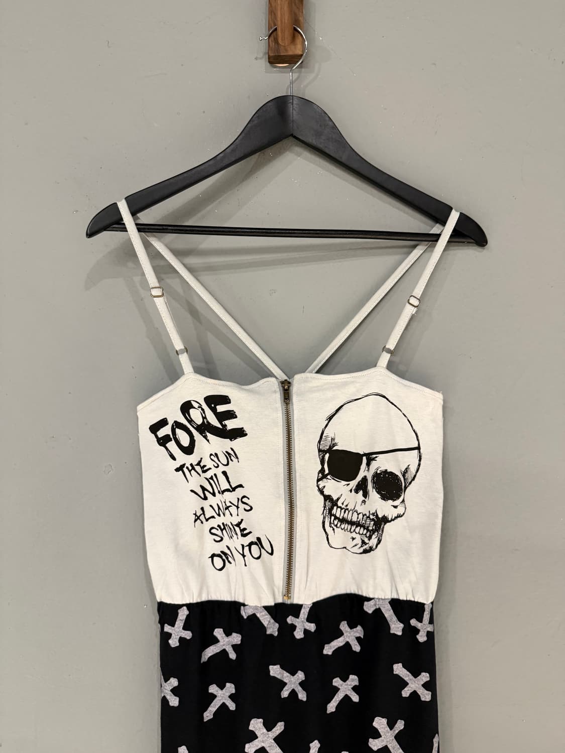 skull & cross printing one-piece 상품이미지5