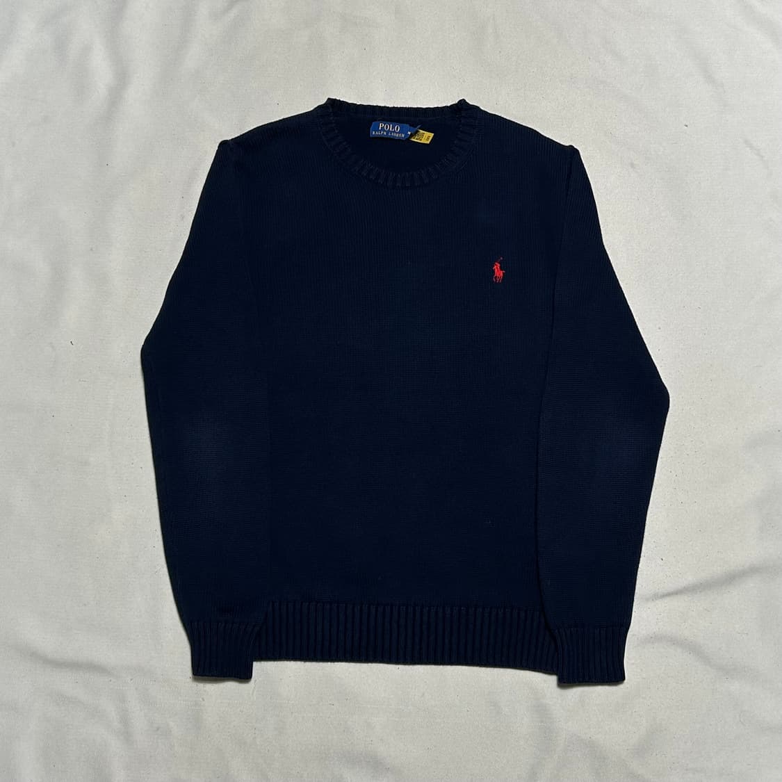 M 폴로랄프로렌 네이비 코튼 니트 상품이미지2
