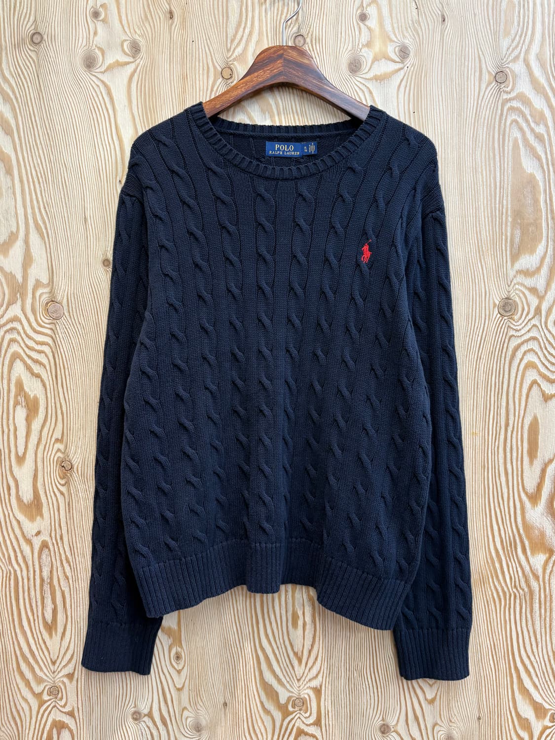 폴로 랄프로렌 꽈배기 니트 상품이미지1