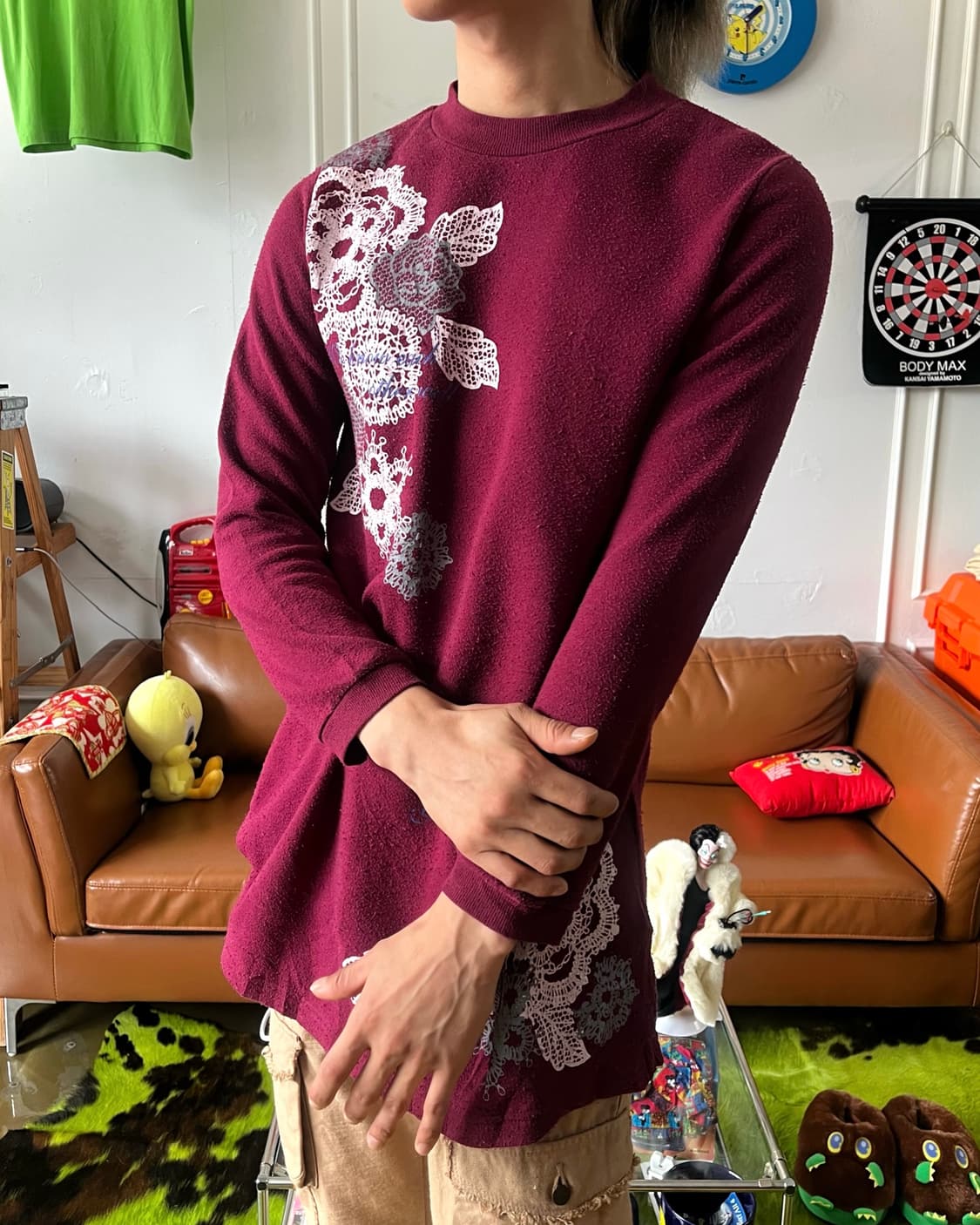1990s cecchini Oriental Long-Sleeve 상품이미지2