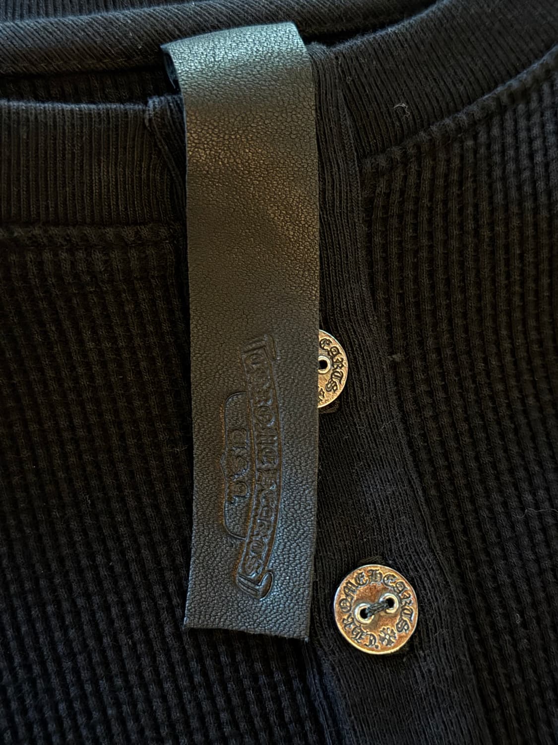 크롬하츠 세메터리 자수 와플 헨리넥 상품이미지7