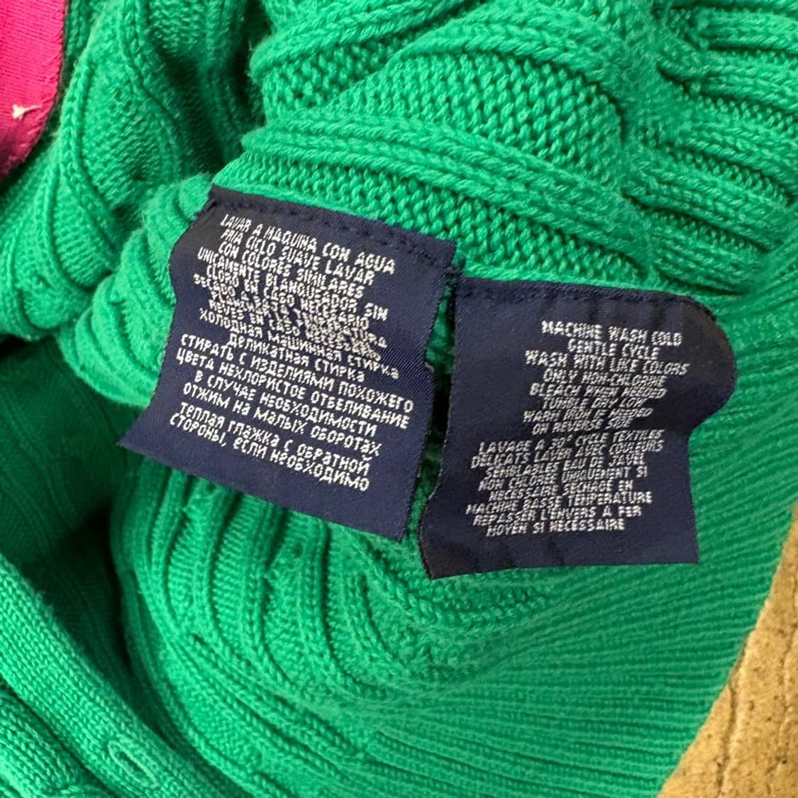 폴로 랄프로렌 그린 니트 꽈배기 가디건  상품이미지6