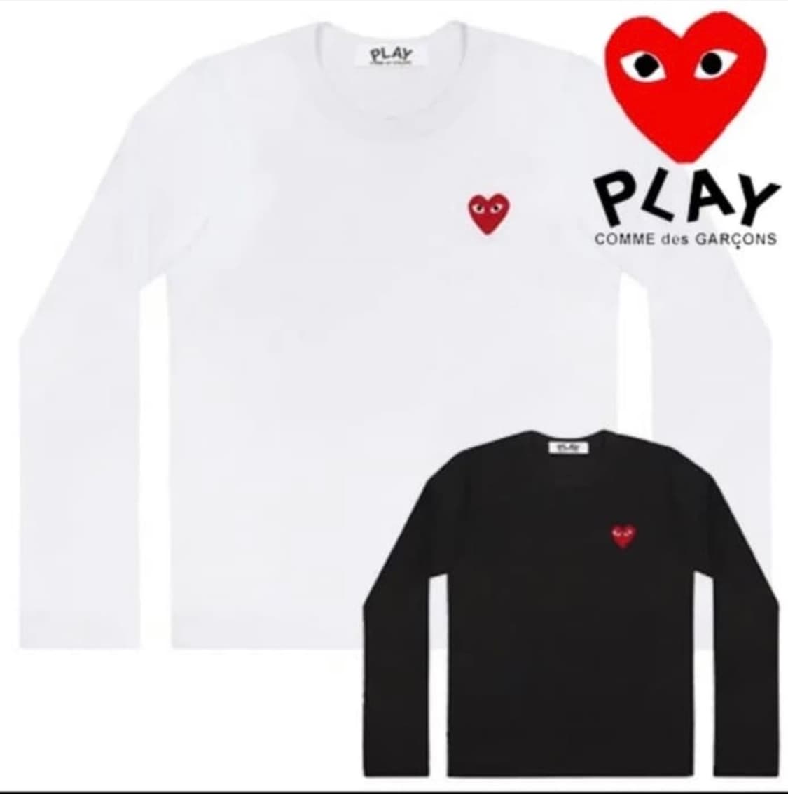🔥[새상품/정품]🔥 꼼데가르송 남녀공용 롱슬리브 2color 상품이미지2
