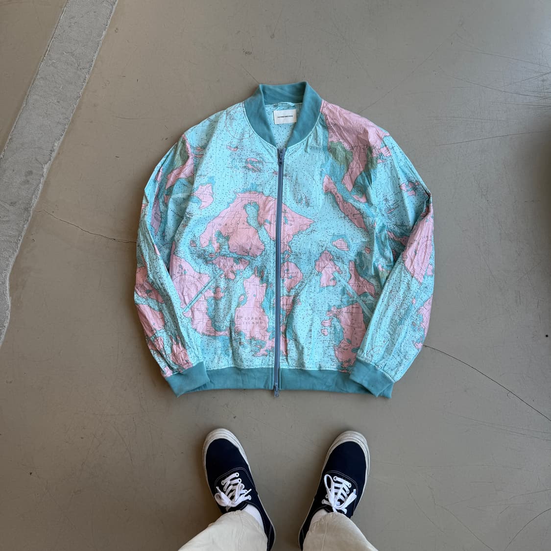 캘리포니아 랜치 하우스 월드맵 자켓 상품이미지1