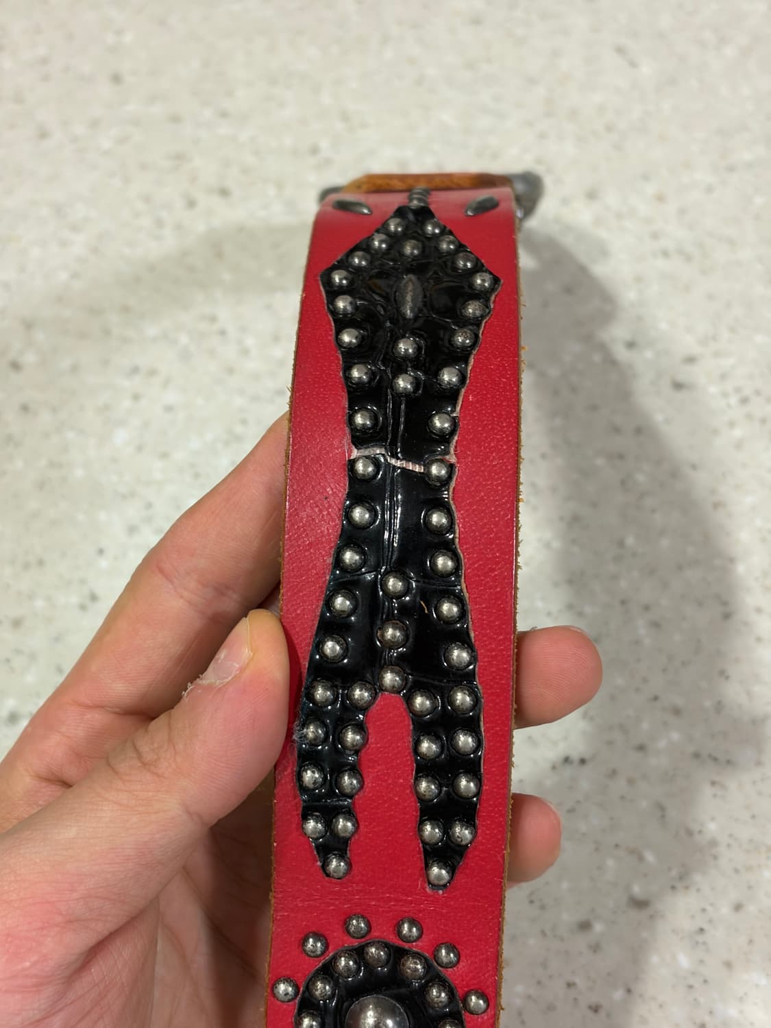 Dance with Dragon 웨스턴 락시크 스터드 벨트 상품이미지7