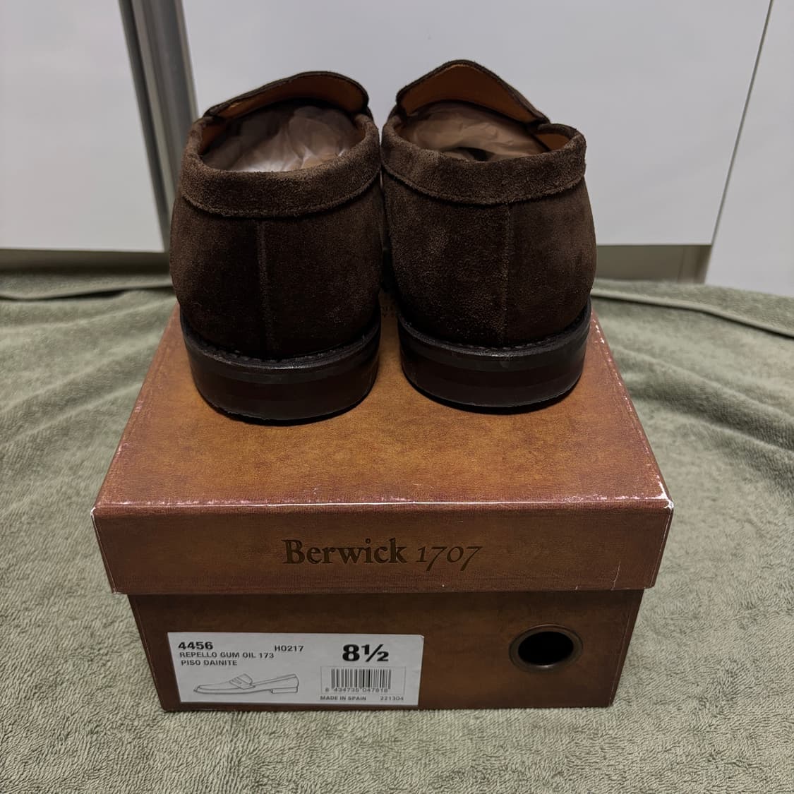 버윅 4456 스웨이드 로퍼 브라운 상품이미지6