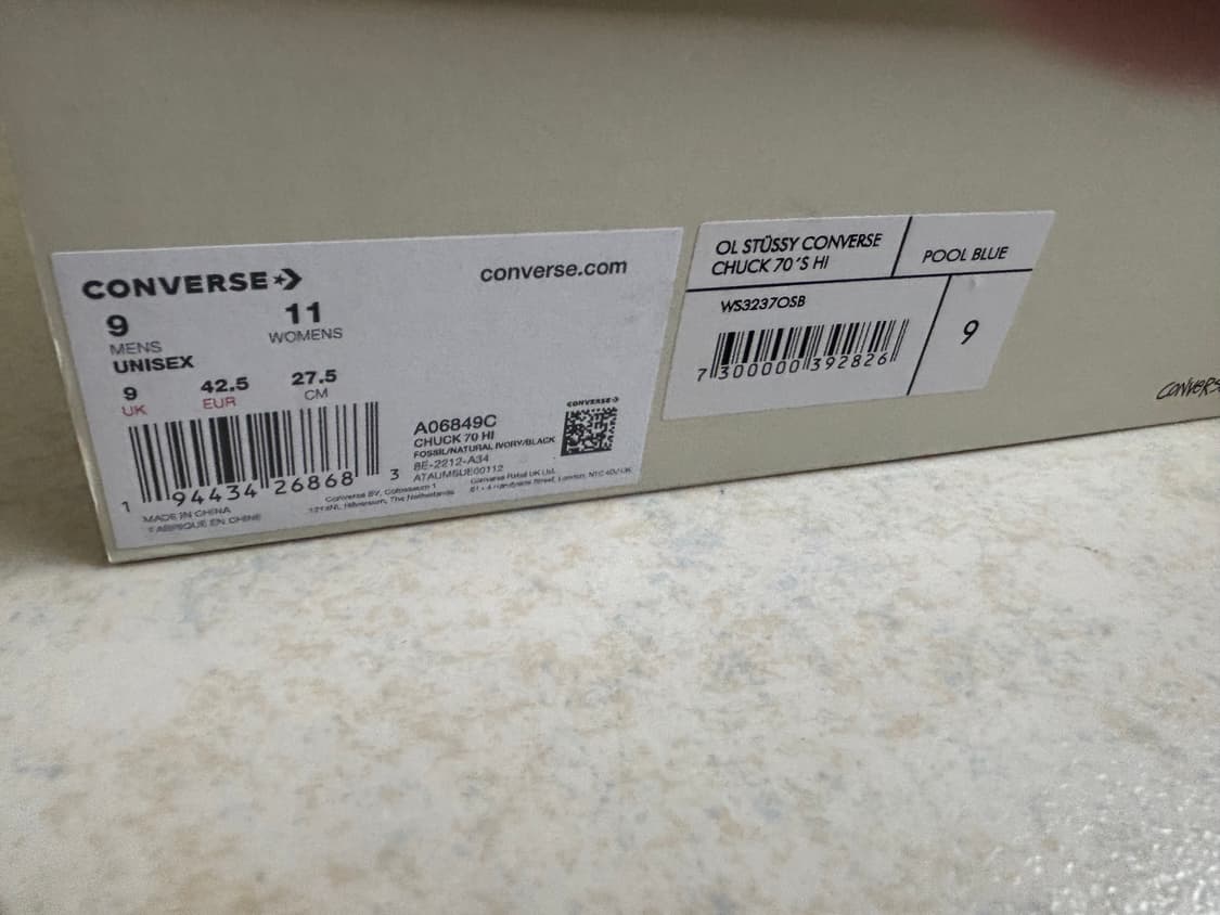 (275)컨버스x스투시x아워레가시 척테일러 상품이미지4