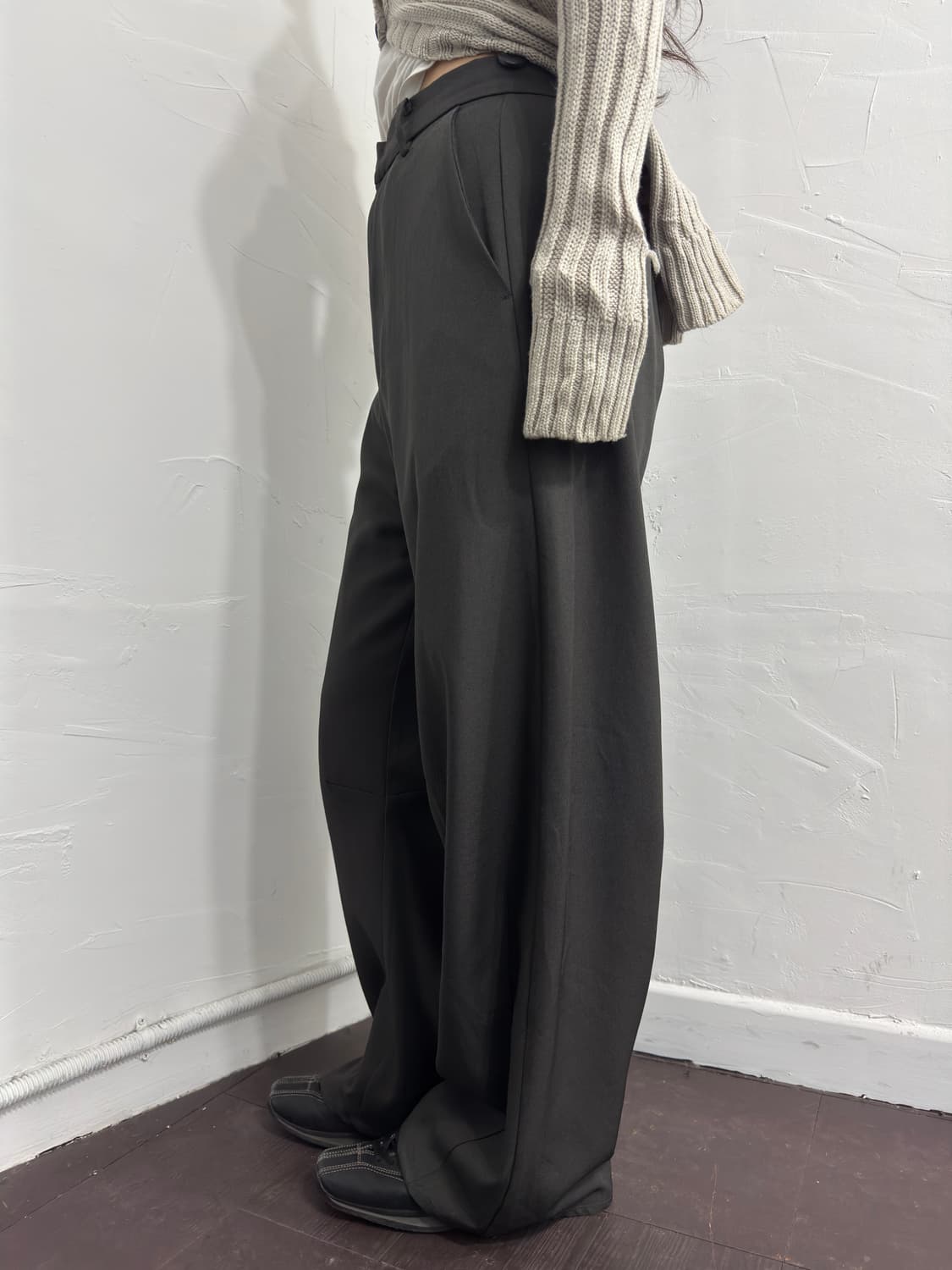 mystic brown slacks  상품이미지3