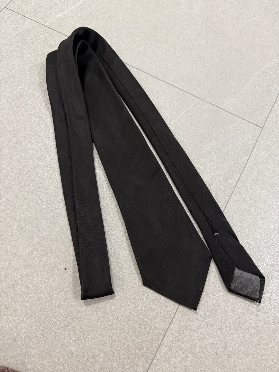 디올 빈티지 실크 넥타이 블랙 상품이미지2