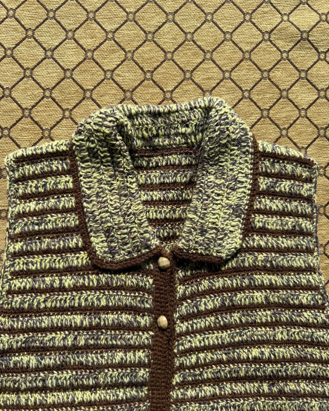 브라운 니트 베스트 상품이미지1