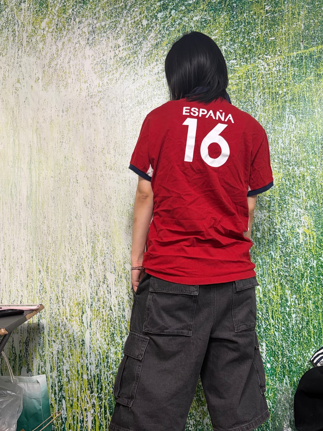 폴로 빅포니 치프키프 에스파냐 레드 반팔 카라 티셔츠 L  상품이미지4