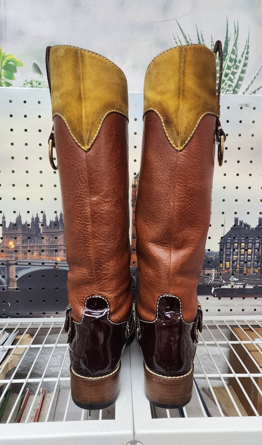 돌체앤가바나 여성 가죽 롱부츠 235~240 승마부츠 스타일 LB77 상품이미지4