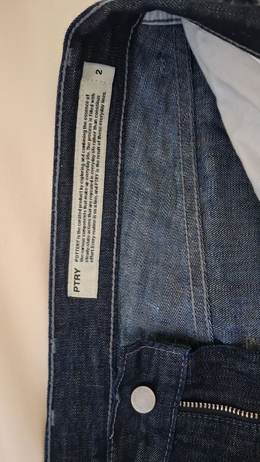 포터리 원워시 데님 2사이즈 상품이미지2