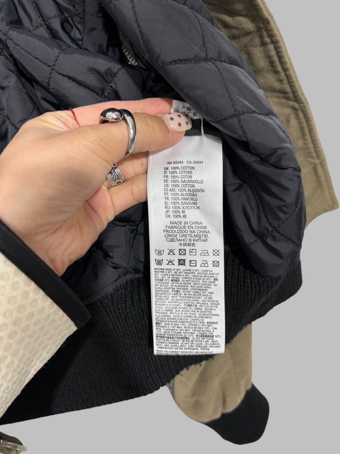 DIESEL crop ma-1 jacket brown  상품이미지9