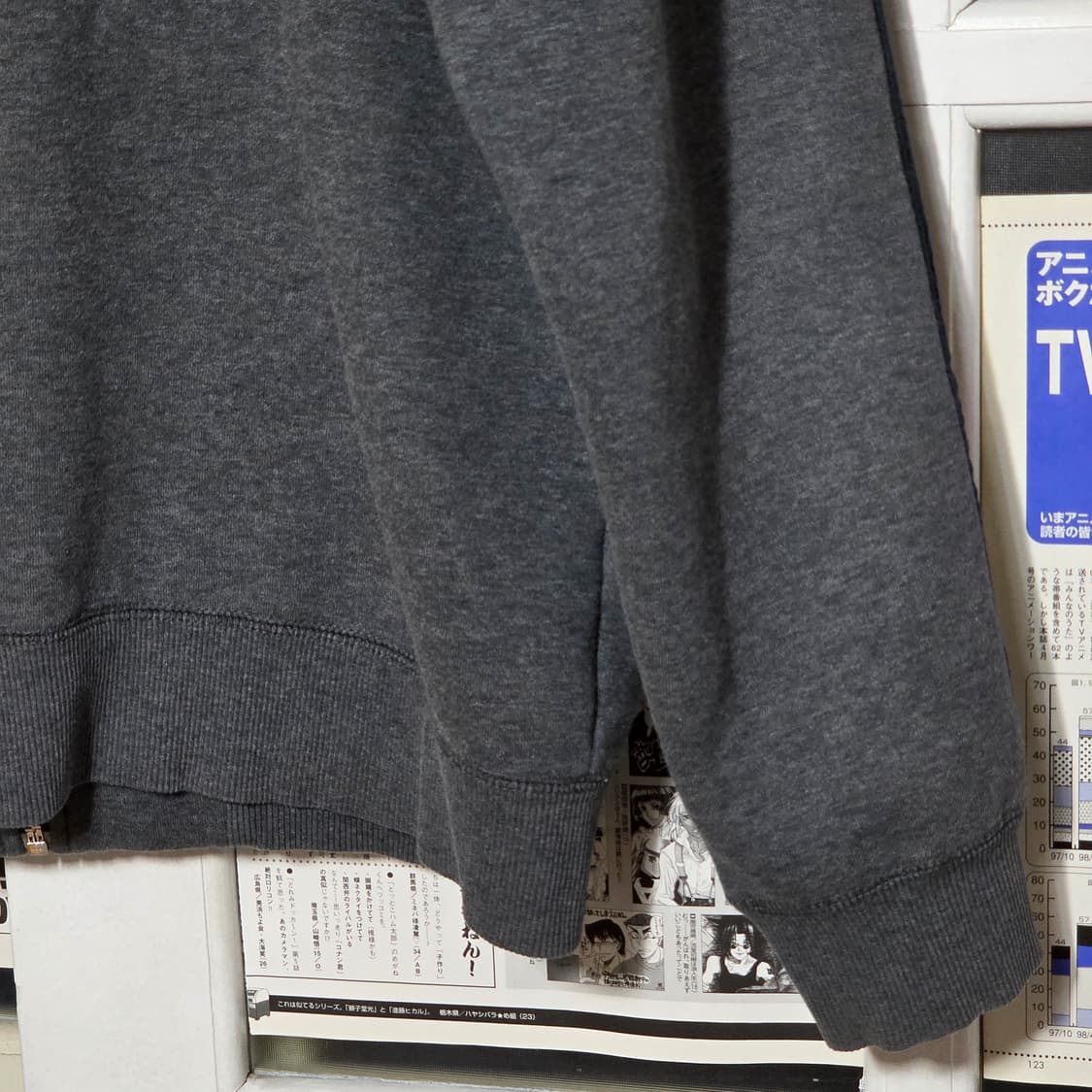 아디다스 차콜 블랙 삼선 후드집업 상품이미지7