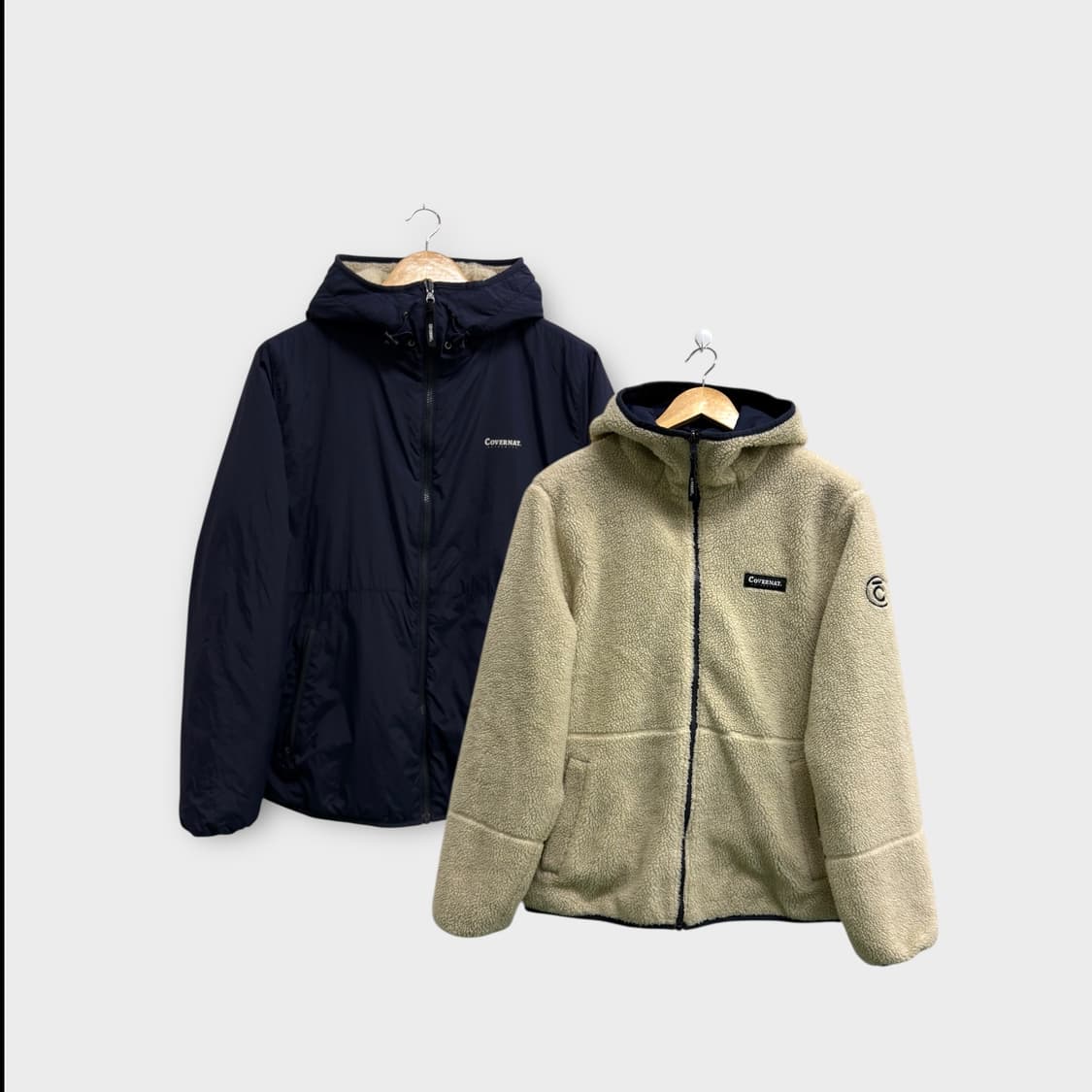커버낫 COVERNAT 리버시블 뽀글이 점퍼 M 상품이미지1