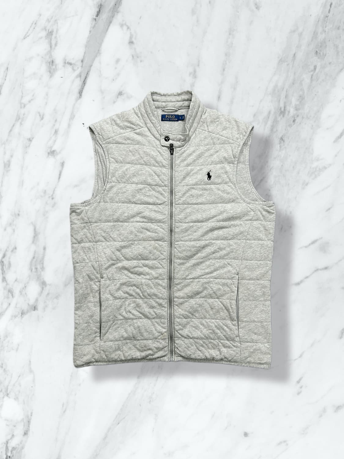 폴로 랄프로렌 그레이 퀄팅 베스트 L 상품이미지1