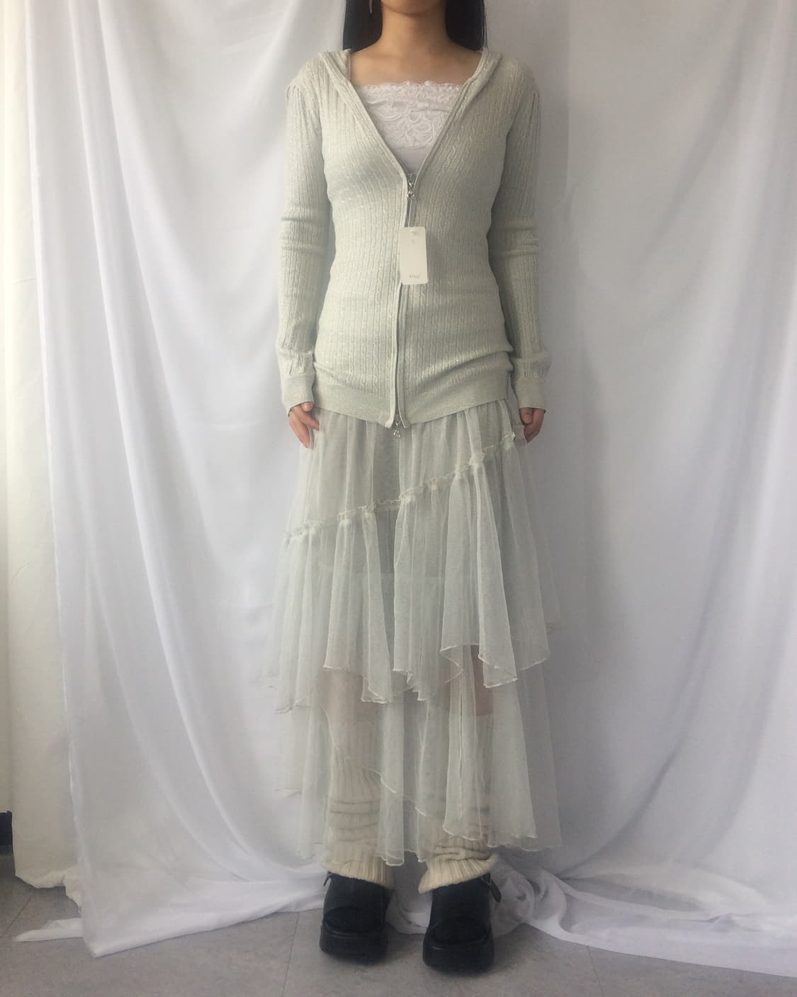 Lace point sleeveless 상품이미지6