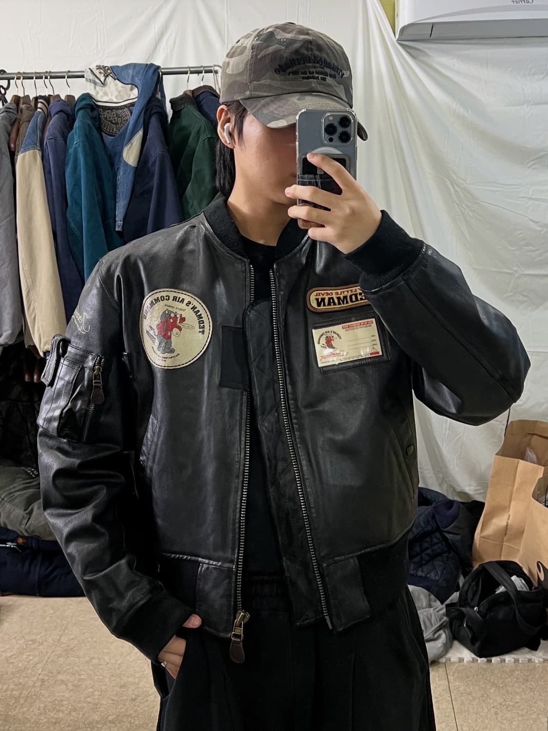 테드컴퍼니 A-2 가죽자켓 상품이미지3