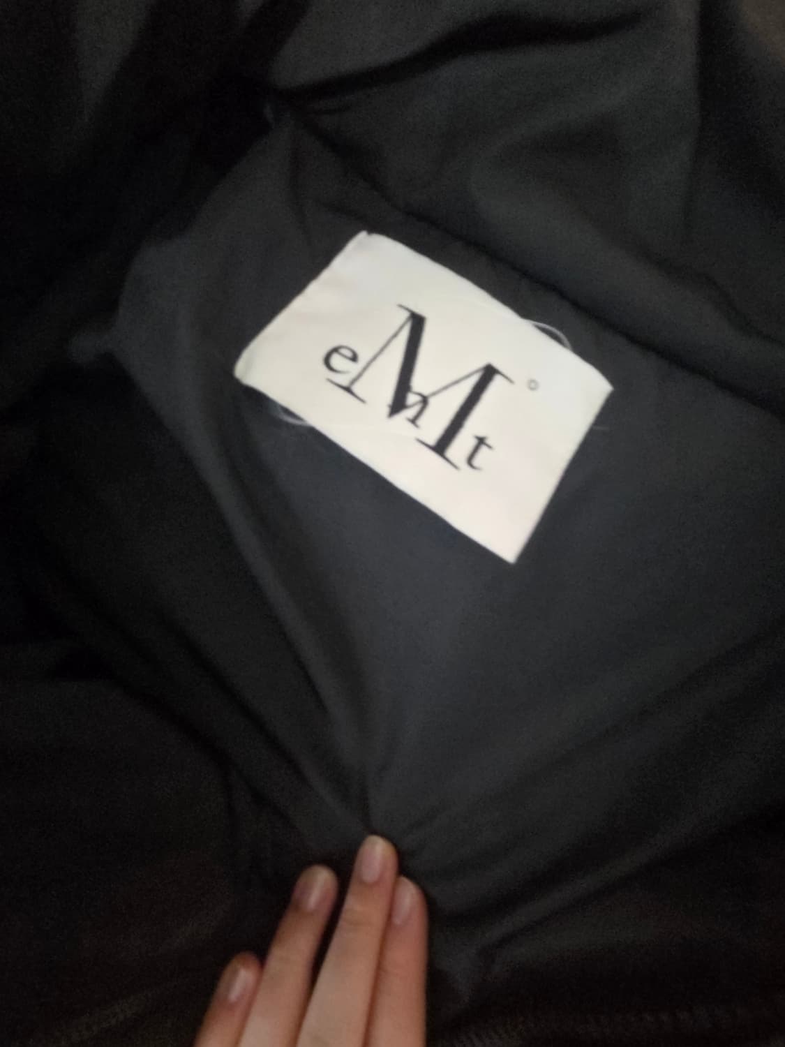 무센트 패딩 블랙 상품이미지4