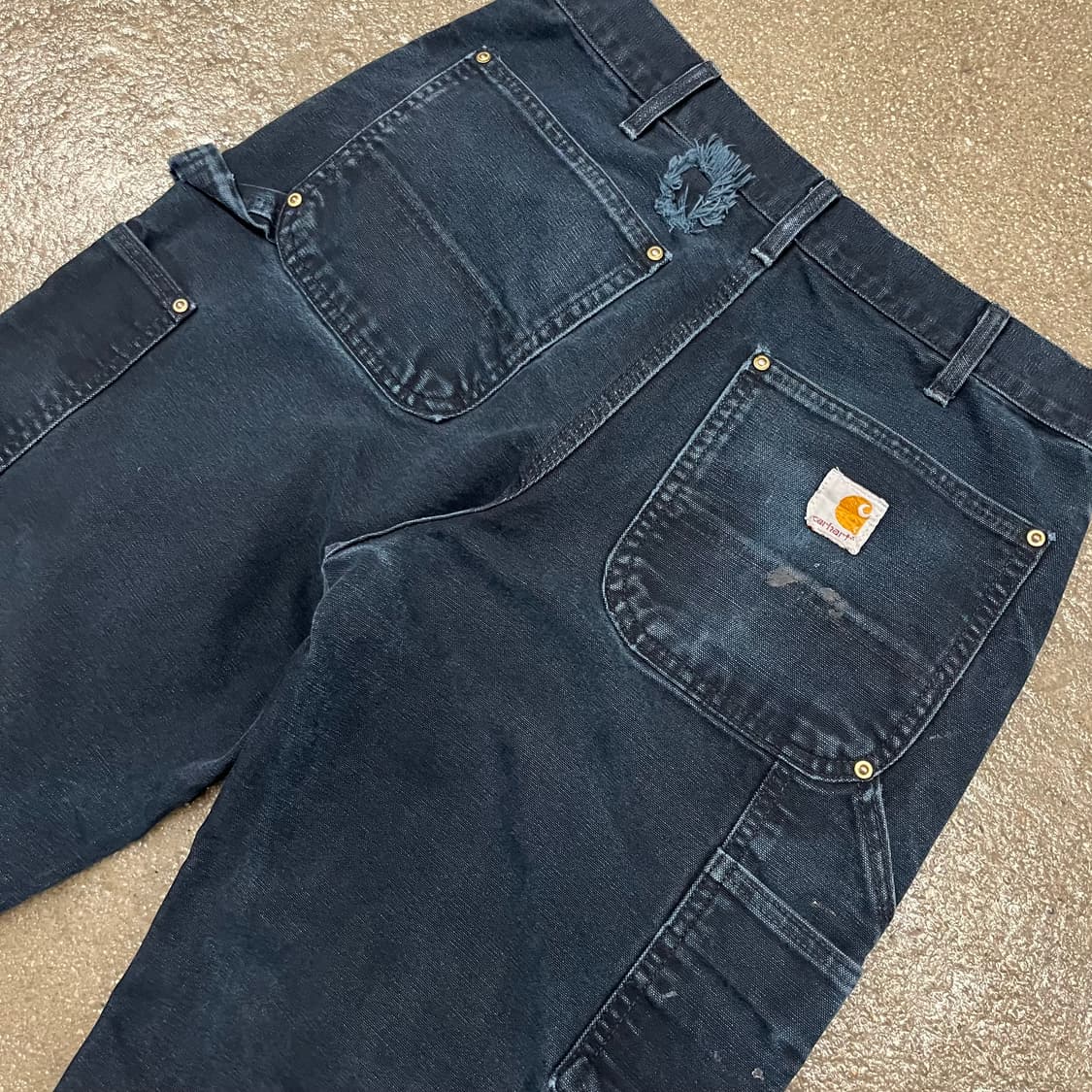 칼하트 블랙 더블니 팬츠 (30“) 상품이미지4