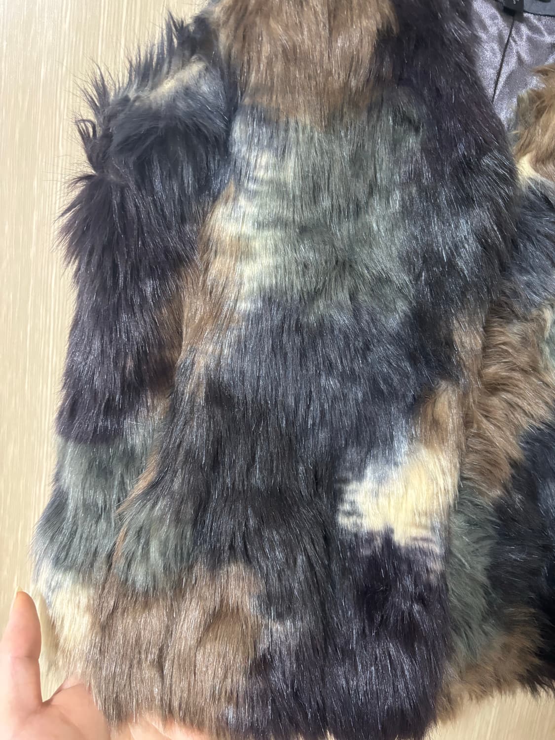 게스 y2k 퍼 베스트 상품이미지3