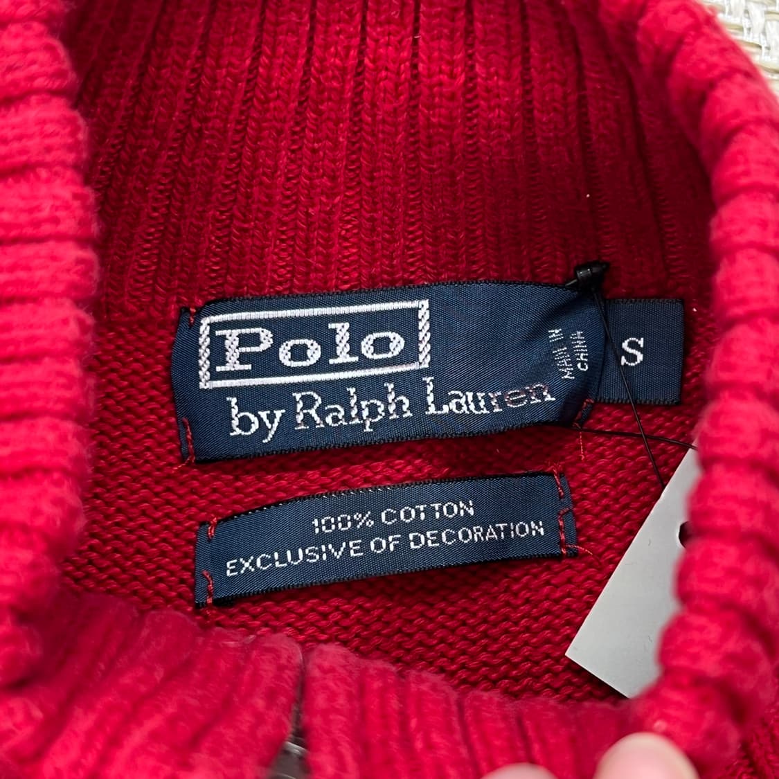 폴로 랄프로렌 반집업 니트 r2202 상품이미지6