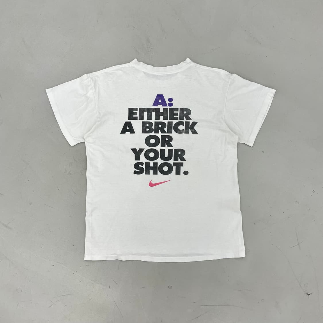 나이키 90s 싱글스티치 디스트레스드 썬 페이드 빈티지 반팔 티셔츠 상품이미지5