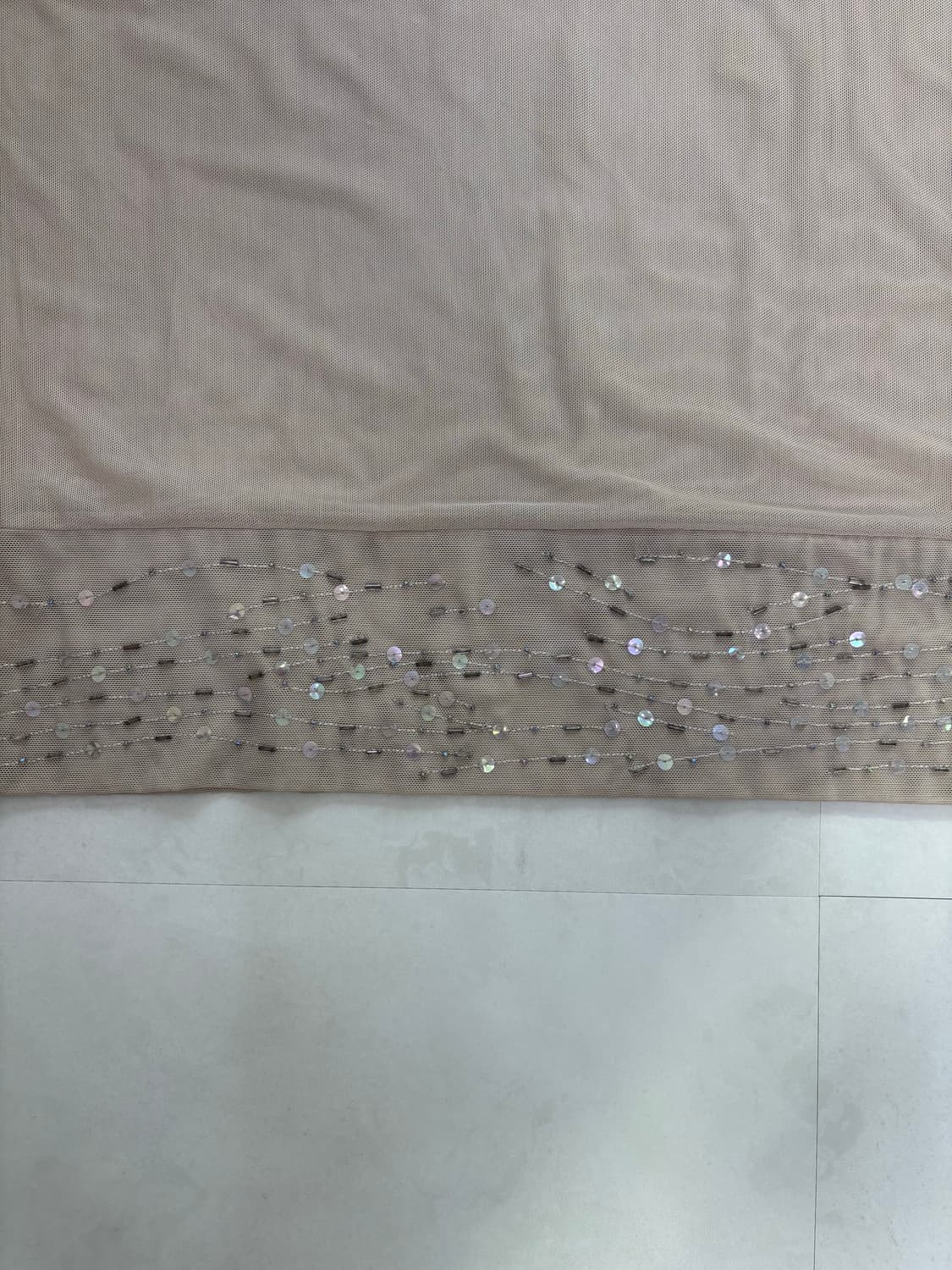 BEADED SHEER LAYERED SKIRT 상품이미지7