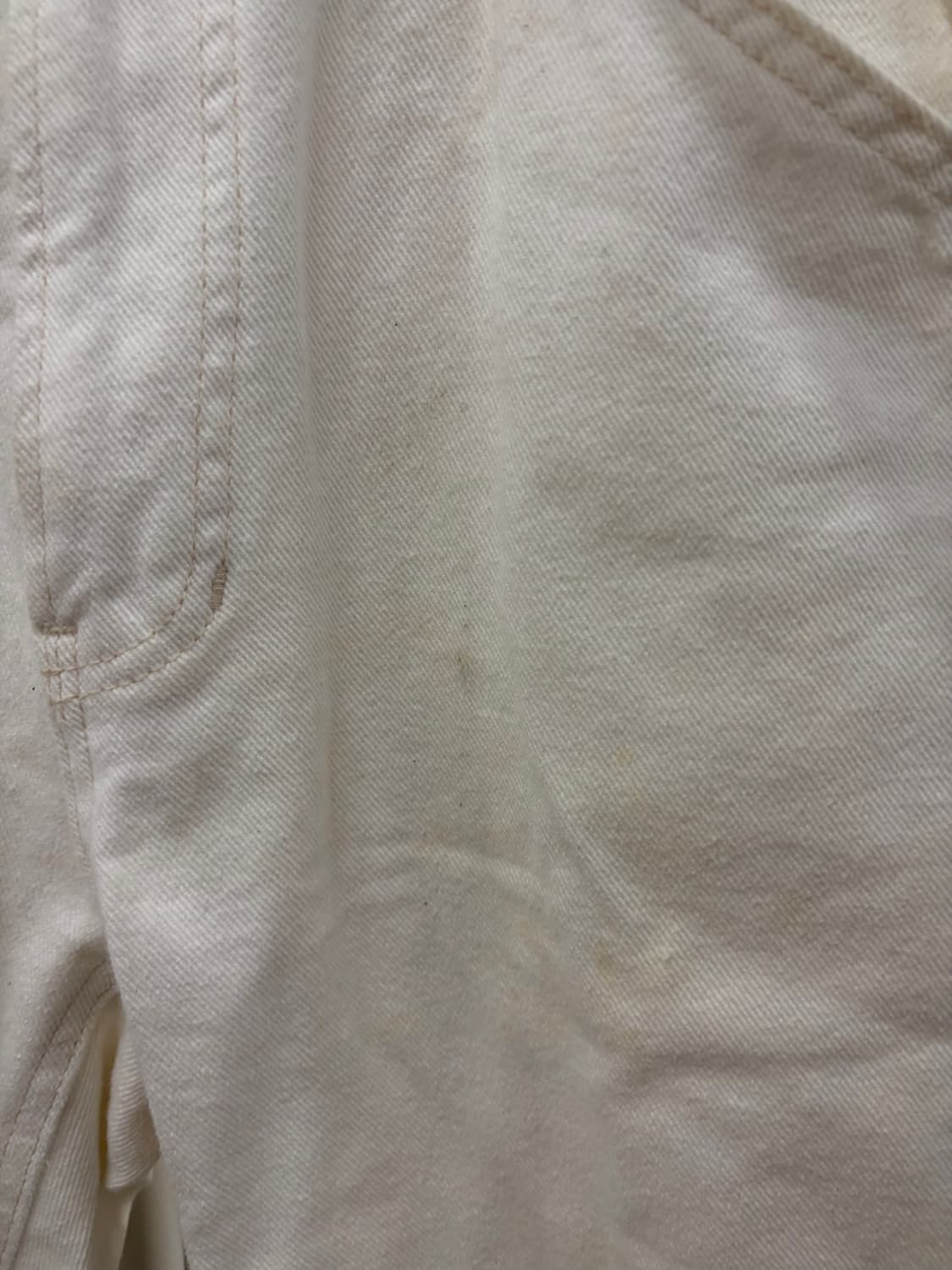 타임 옴므 팬츠 화이트 32 상품이미지3