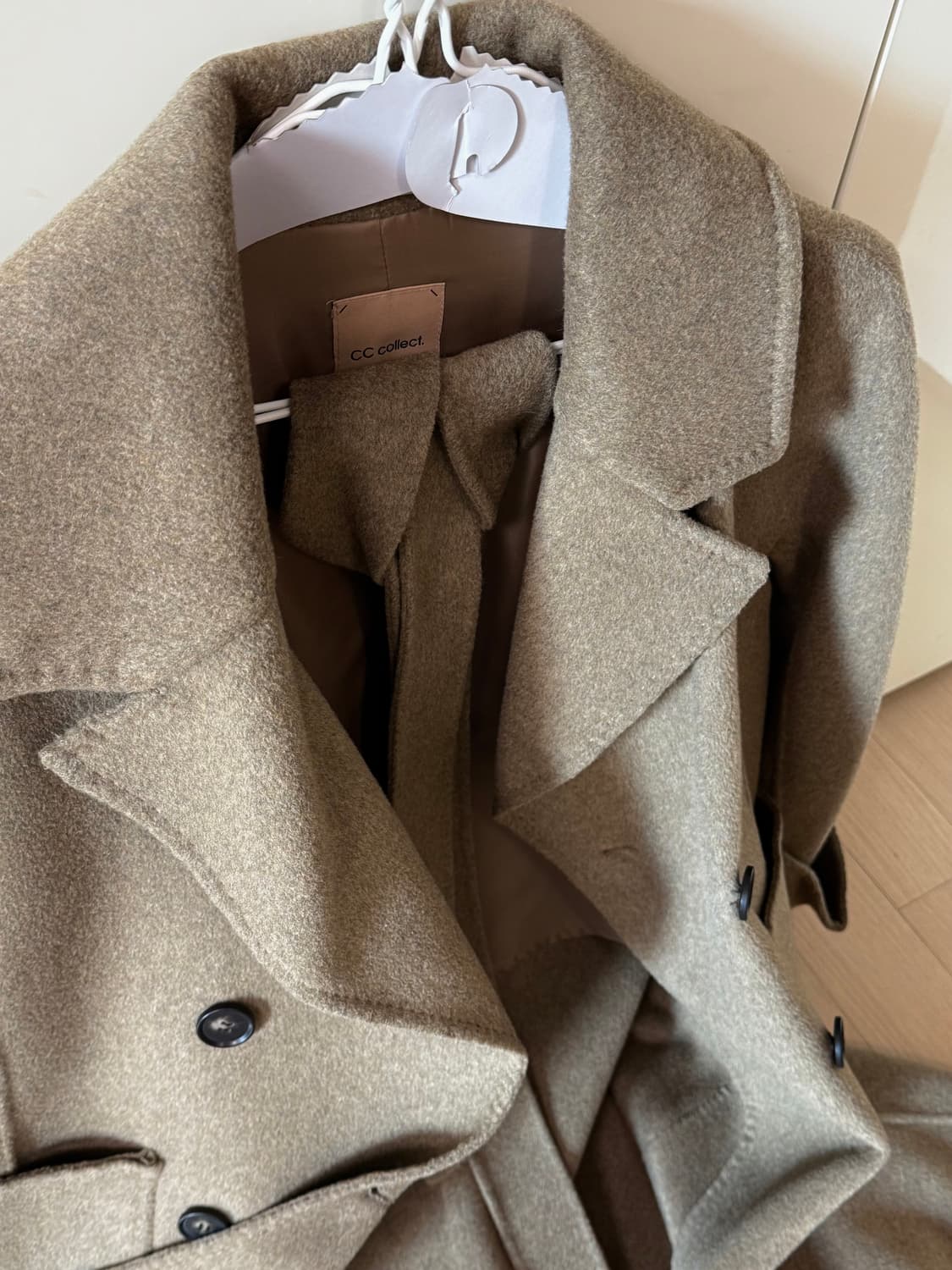 cc콜렉트 캐시미어 블렌드 롱코트 66 상품이미지3