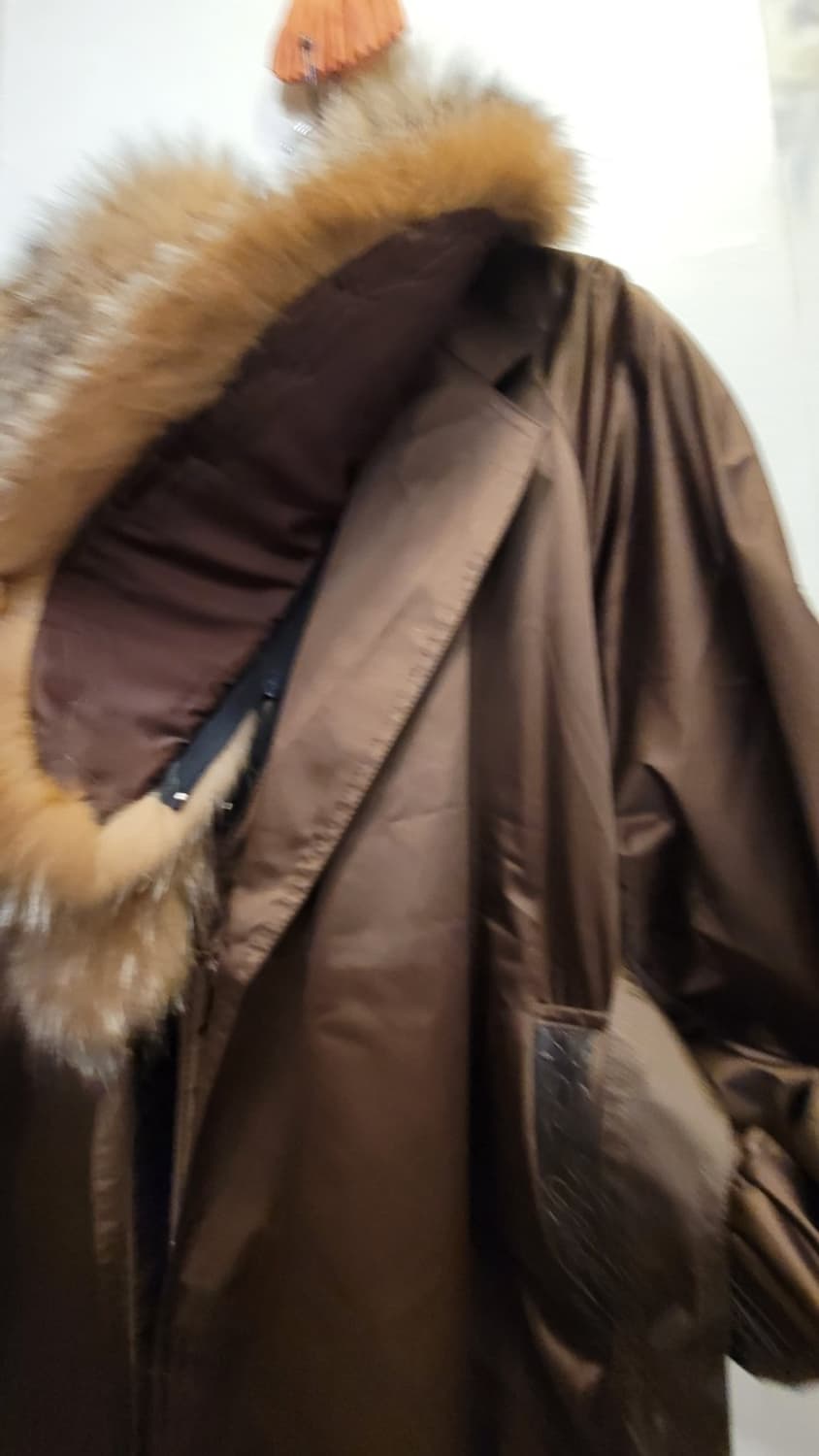 디자이너 밍크내피 폭스퍼 롱코트 상품이미지5