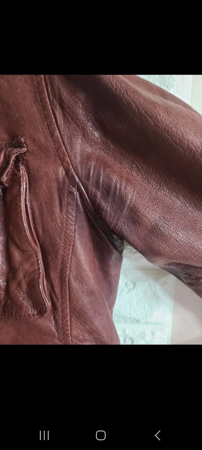 [수]딘 남자 양가죽 자켓 M 상품이미지5