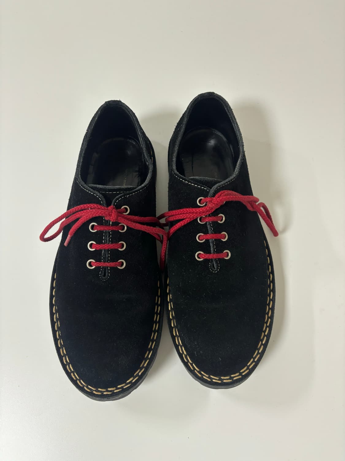 꼼데가르송옴므 스웨이드 스티치 슈즈 상품이미지4