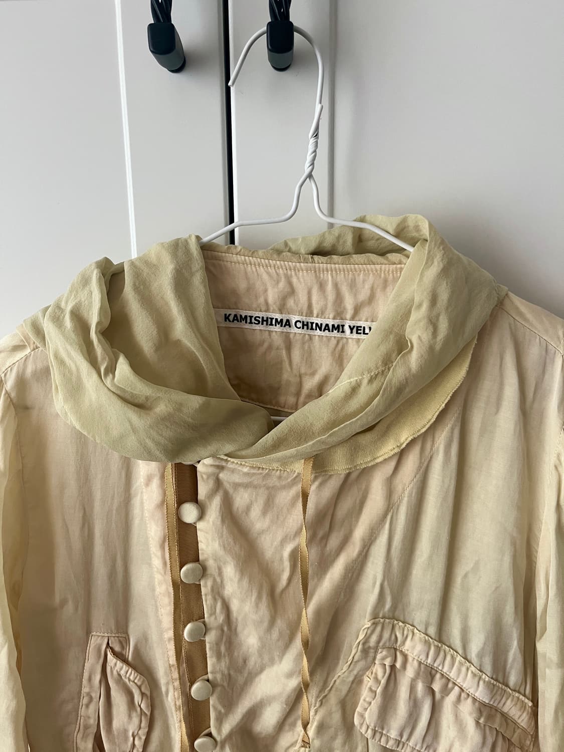 Kamishima Chinami Yellow silk jk 상품이미지2