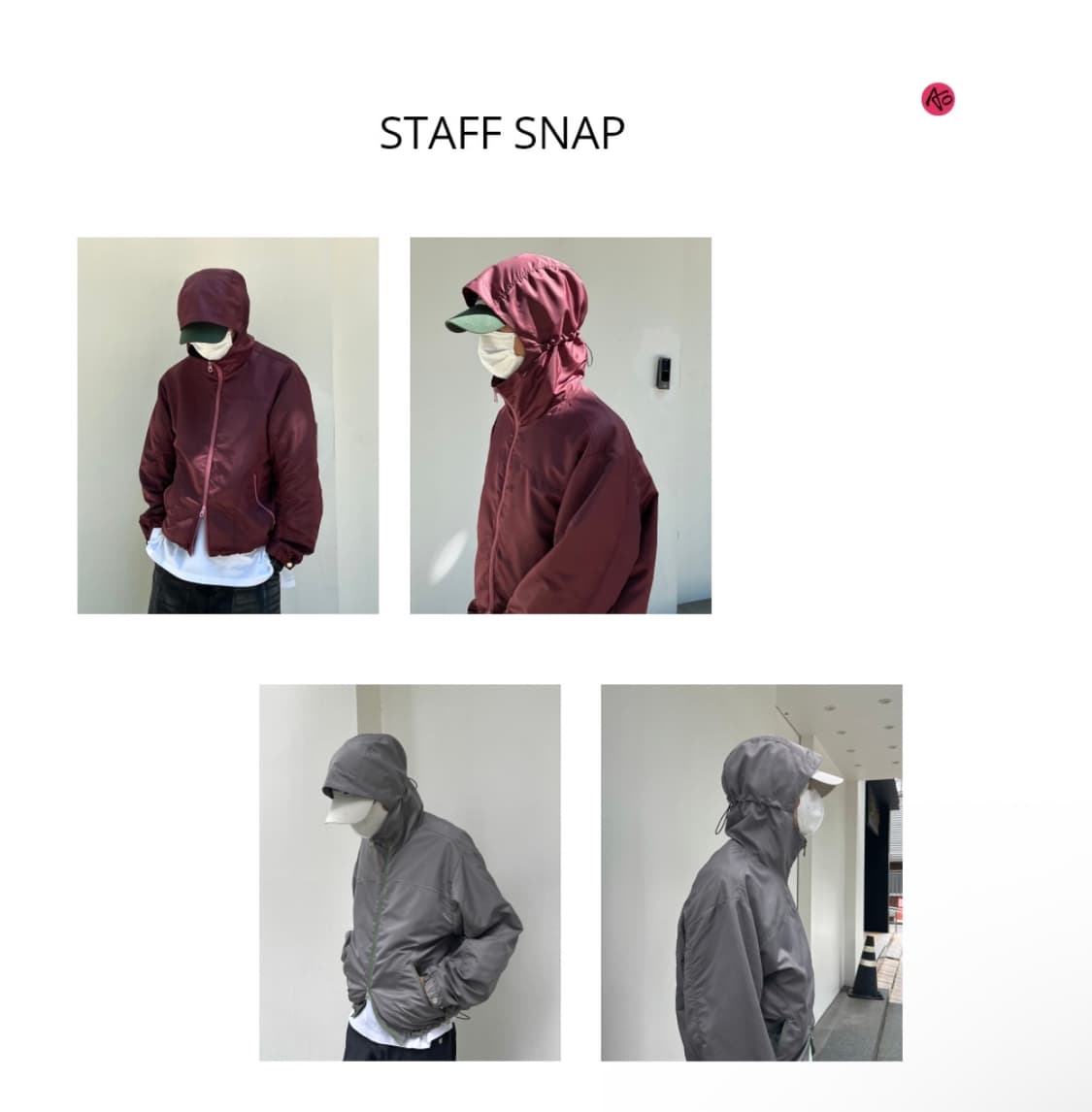 BACK FLASH WAYNE HOOD JUMPER BURGUNDY 상품이미지6