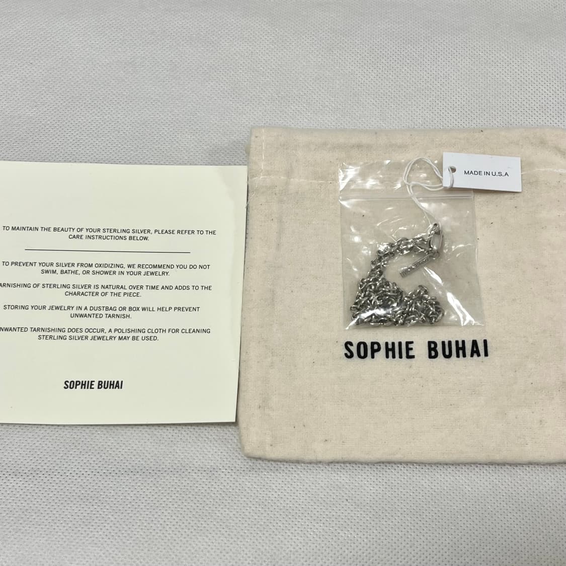 소피부하이 26ss 델리케이트 체인 목걸이/실버 상품이미지4