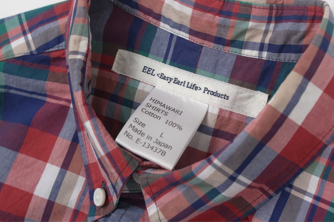 EEL Multi Check Pullover Shirt (Made In  상품이미지3