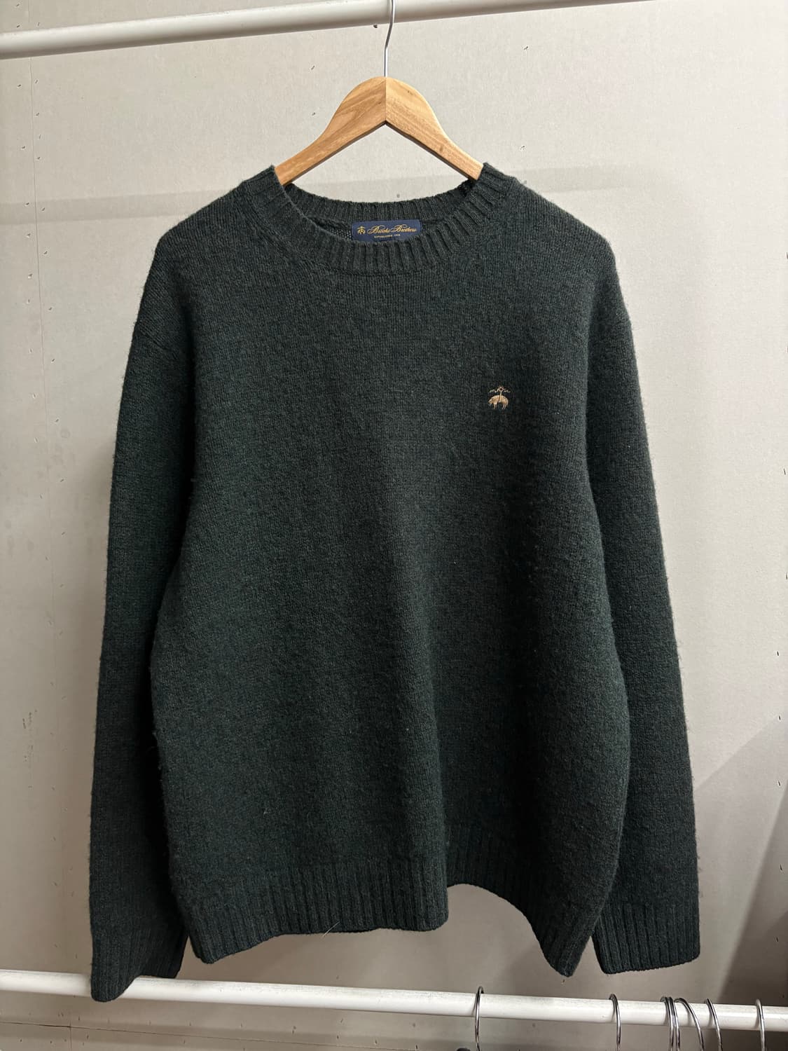 브룩스브라더스 딥그린 울 니트 상품이미지2