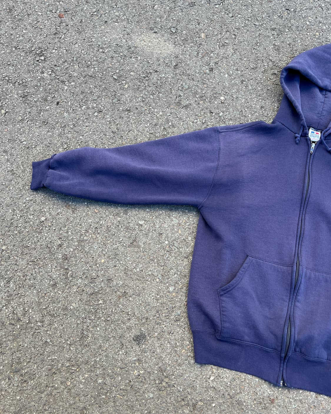 [L] 90s 미제 러셀 후드집업 네이비 상품이미지4