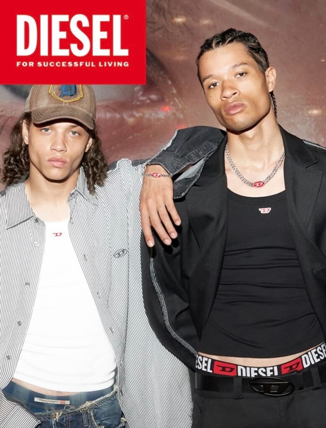 디젤 박서 드로즈 화이트 m사이즈 상품이미지1